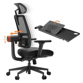 NEWTRAL MAGICH002 Chaise ergonomique avec bureau amovible