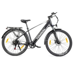 Touroll J1 Vélo de randonnée 27.5 pouces avec moteur 250 W batterie 36 V 156 Ah