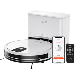 ILIFE G9 Pro Aspirateur robot avec station de vidange automatique (améliorée) aspirateur et balai 2 en 1