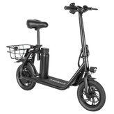 SAMEBIKE SM-C01 Foldable Electric Scooter with Seat LCD Display - Black