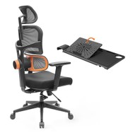 NEWTRAL NT001 Chaise ergonomique avec bureau amovible support lombaire adaptatif dossier réglable sur 3 angles