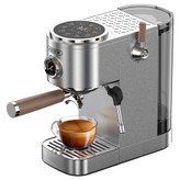 HiBREW H13 Machine à café semi-automatique Système à double chaudière avec pression de pompe 20 bars