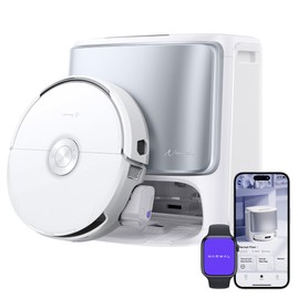 Narwal Flow Aspirateur Robot et Serpillière Aspiration 22 000Pa Évitement d’Obstacles par IA à Double Caméra