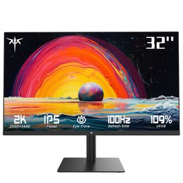 KTC H32T13 Moniteur de jeu écran IPS 32 pouces 2560*1440 taux de rafraîchissement de 100 Hz FreeSync et G-Sync