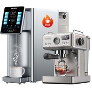 Hydrofast W100 Purificateur D'eau de Comptoir + HiBREW H10A Machine à Café Semi-automatique