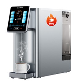 Hydrofast W100 Purificateur d'eau de comptoir avec eau chaude et eau ambiante 8 températures eau chaude en 3 secondes