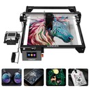 LONGER RAY5 40W Graveur laser Vitesse de 24000mm/min Tache laser de 0.10×0.15mm Zone de travail de 385×385mm