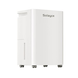 Solayce PD12R-02EE Déshumidificateur 12 L/24 h grand réservoir d'eau de 3.2 L affichage numérique de l'humidité