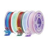 Mecpow 5kg PLA Filament (2kg High-Speed PLA Matt + 3kg PLA) - Regenbogen