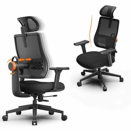 NEWTRAL MAGICH003 Ergonomischer Stuhl automatisch mitlaufende Rückenlehne