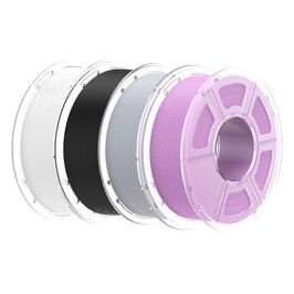 4kg Mecpow HS PLA+ Filament – Weiß/Lila/Grau/Schwarz