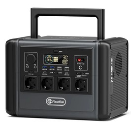 Flashfish T1200s Tragbare Powerstation 768Wh LiFePO4-Batterie 1200W AC (2400W Spitzenleistung)