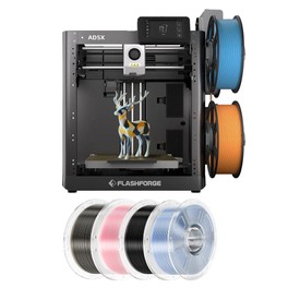 Flashforge AD5X 3D Drucker + 4kg Mecpow High-Speed PETG Filament