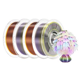 4kg Mecpow High-Speed PETG Filament - Transparent Regenbogen