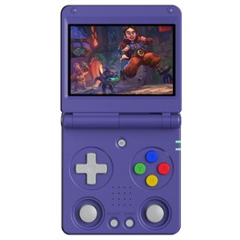 ANBERNIC RG34XXSP Flip Game Console 64GB TF Card with 4000+ Games 3.4 inch 720*480 IPS Screen