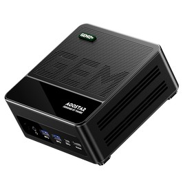 AOOSTAR GEM12+ Mini-PC Barebone (Kein RAM keine SSD) AMD Ryzen 7 Pro 8845HS 8 Kerne max. 5.1 GHz