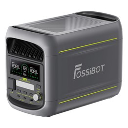 FOSSiBOT F1800 Tragbare Powerstation, 1024Wh LiFePO4, 1800W AC Ausgang, Ultra-Schnell 1200W AC & 500W Solarladung, Multi-Port USB/Type-C/Auto Ausgang, App-gesteuert, Leise <10ms USV