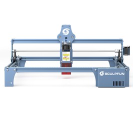 SCULPFUN S9 Pro 10W Lasergravierer mit 0,06mm Präzision, 15mm Holzschnitt und Kompatibilität mit LaserGRBL/LightBurn, 400*410mm