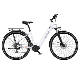 ONESPORT OT07 Elektrofahrrad, 250 W BAFANG-Motor, 36 V 14 Ah Akku, 27,5 Zoll Reifen, 25 km/h Höchstgeschwindigkeit, 110 km Reichweite, stoßdämpfende Gabel, hydraulische Scheibenbremsen, SHIMANO 7-Gang-Schaltung - Weiß