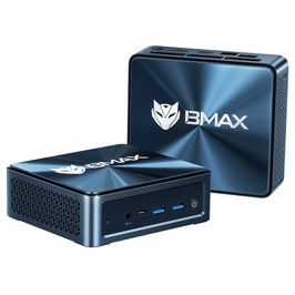 BMAX B11 Power Mini PC, Intel Core Ultra 7 155H 16 Kerne bis zu 4,8GHz, 24GB LPDDR5 RAM 1TB SSD, Intel Arc Grafik, HDMI + DP + Vollfunktions Type-C 4K Dreifach-Display, 2,5G RJ45 WiFi 6 Bluetooth 5.2, AI Boost NPU