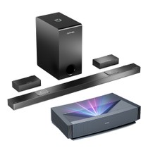 Ultimea Thor T60 4K 4000 ANSI Laser-TV-Projektor + Nova S80 5.1.2 CH Soundbar