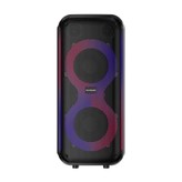 Sounarc L2 Party-Lautsprecher, 80 W Stereo-Sound, verschiedene Beleuchtungsmodi, 13 Stunden Spielzeit
