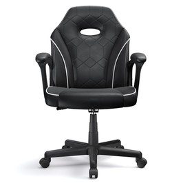 ACGAM CG-4746 Gaming-Bürostuhl, ergonomische Rückenlehne, 360° drehbar, höhenverstellbar, Kompaktversion