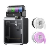 Creality K2 Combo 3D-Drucker + 4kg Mecpow HS PLA+ Filament – Weiß/Lila/Grau/Schwarz