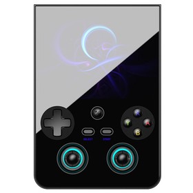 ANBERNIC RG477V Game Console, 256GB TF Card, 12GB RAM 256GB Storage, 4.7 inch 1280*960 120Hz Screen, Dimensity 8300 Octa-core, WiFi 6E Bluetooth 5.3, 8 Hours Battery Life - Black