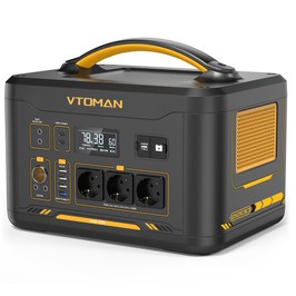 VTOMAN Jump 2200 Tragbare Powerstation, 1548Wh LiFePO4, 2200W AC, erweiterbar auf 3096Wh