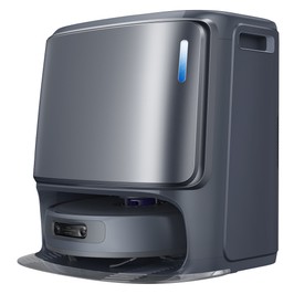 Narwal Freo Z Ultra Saugroboter und Wischmopp mit Basisstation, 12.000 Pa Leistung, Selbstentleerung, Doppelkamera, kein Verheddern, 120 Tage wartungsfrei, Drei-Laser-Hindernisvermeidung, KI-adaptives Waschen und Trocknen mit heißem Wasser – Grau