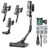 Proscenic P20 OnePass Akku-Staubsauger, 70000Pa Saugkraft, 70 Minuten Laufzeit, 680W bürstenloser Motor, 180° Biegsames Rohr, Nass- und Trockenreinigung mit zusätzlichem Wassertank