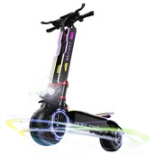 FENGQS GT9 Elektroroller, 2 Motoren mit 3500 W, 60 V 38 Ah Batterie, 12 Zoll Reifen, 80 km/h Höchstgeschwindigkeit, 96 km Reichweite, Scheibenbremsen, Doppelfederungssystem, Smart-Display