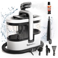 Teendow C7 Max Teppichstaubsauger, 1800 W Leistung, 16 kPa Saugkraft, ≥100 °C Dampf, 4 Reinigungsmodi, Sprühen, Schrubben & Staubsaugen, 1600 ml/1500 ml Doppelwassertanks