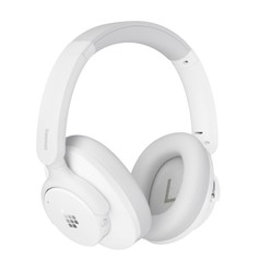 Tronsmart SOUNFII Q20S Hybrid ANC-Kopfhörer, Hybride aktive Geräuschunterdrückung, 60 Stunden Spielzeit, Hi-Res-Audio, um 90° schwenkbare Ohrpolster, Paarung mit 2 Geräten, Tronsmart-App-Steuerung – Weiß