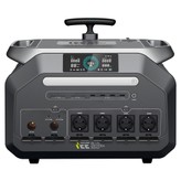 IEETek P2400 Tragbare Powerstation, 2048Wh LiFePO4-Batterie, 2400W reiner Sinuswellen-Ausgang, 4800W Spitzenleistung, 1800W Schnellladung, 800W Solar-Eingang, <10ms EPS-Backup, WiFi- & Bluetooth-App-Steuerung