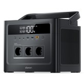 DaranEner Cubus1000 Max Tragbare Powerstation, 1152Wh LiFePO4-Batterie, 1000W reiner Sinuswellen-Ausgang, 2000W Spitzenleistung, 300W Solar-Eingang, 100W USB-C PD, XT60-Ausgang, MPPT, BMS, UPS, 3500+ Zyklen