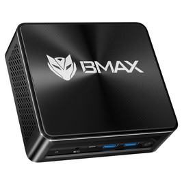 BMAX B8 A Pro Mini-PC, AMD R7 8745HS 8 Kerne Max 4,9 GHz, 16 GB RAM 512 GB SSD, DP+HDMI+Typ-C 4K Dreifachanzeige, WiFi 6 Bluetooth 5.2, 2*USB3.0, 2*USB2.0, 1*RJ45, 1*Headset-Anschluss
