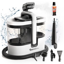 Teendow C7 Max Teppichstaubsauger, 1800 W Leistung, 16 kPa Saugkraft, ≥100 °C Dampf, 4 Reinigungsmodi, Sprühen, Schrubben & Staubsaugen, 1600 ml/1500 ml Doppelwassertanks