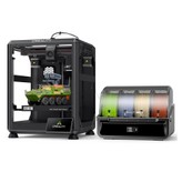 Creality K2 SE Combo 3D-Drucker, 500 mm/s Geschwindigkeit, 0,1 mm Präzision, 220 × 215 × 245 mm Bauvolumen, automatisches Nivellieren, 300 °C Düse für Multimaterialdruck