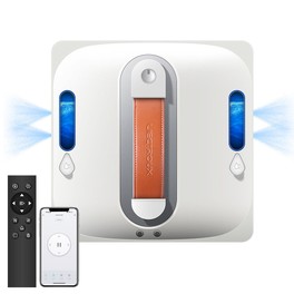 Liectroux S11 Fensterreinigungsroboter, 8000Pa Starke Saugkraft, 4-Wege-Autosprühsystem, Intelligente Navigation, Tuya App- und Fernbedienungssteuerung, Sprachansagen