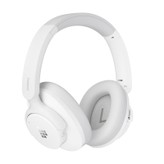 Tronsmart SOUNFII Q20S Hybrid ANC-Kopfhörer, Hybride aktive Geräuschunterdrückung, 60 Stunden Spielzeit, Hi-Res-Audio, um 90° schwenkbare Ohrpolster, Paarung mit 2 Geräten, Tronsmart-App-Steuerung – Weiß