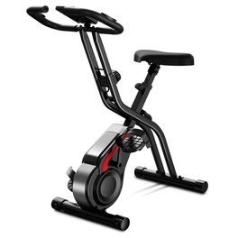 ROBORE CBX10 Heimtrainer, Leiser Magnetischer Widerstand, 8-Stufig Einstellbar, Verstellbarer Sitz & Lenker, Maximale Belastung 136kg, LCD-Display, Atmungsaktiver PU-Sitz, Cardio-Fitness-Trainer