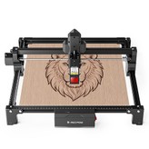 Mecpow X3S 7W Lasergraviergerät, 10000 mm/min hohe Geschwindigkeit, 0,01 mm Präzision, 360×360 mm Arbeitsbereich, 0,05 x 0,07 mm Laserpunkt, WiFi- & USB-C-Verbindung, Offline-Gravur, unterstützt LightBurn/ LaserGRBL/ MKSLaser
