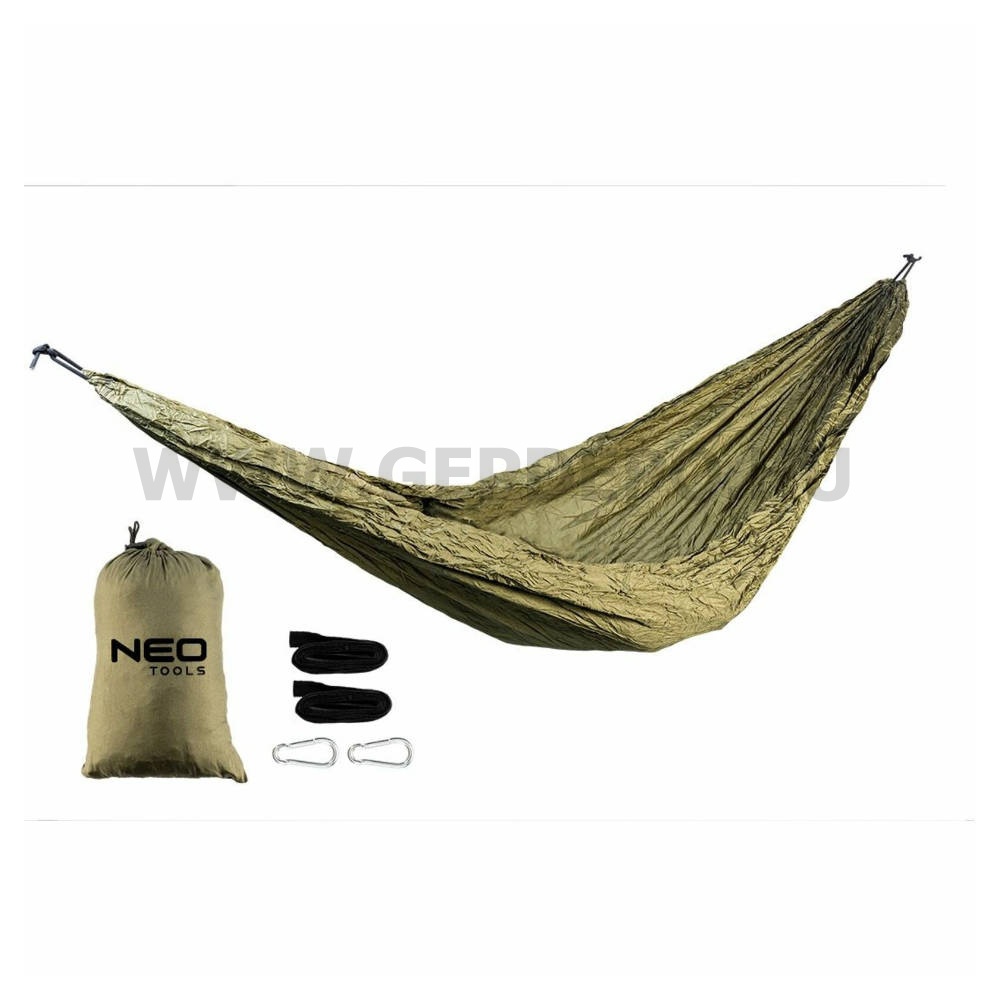 NEO TOOLS OUTDOOR függőágy 200 kg-ig - 140 x 330 cm