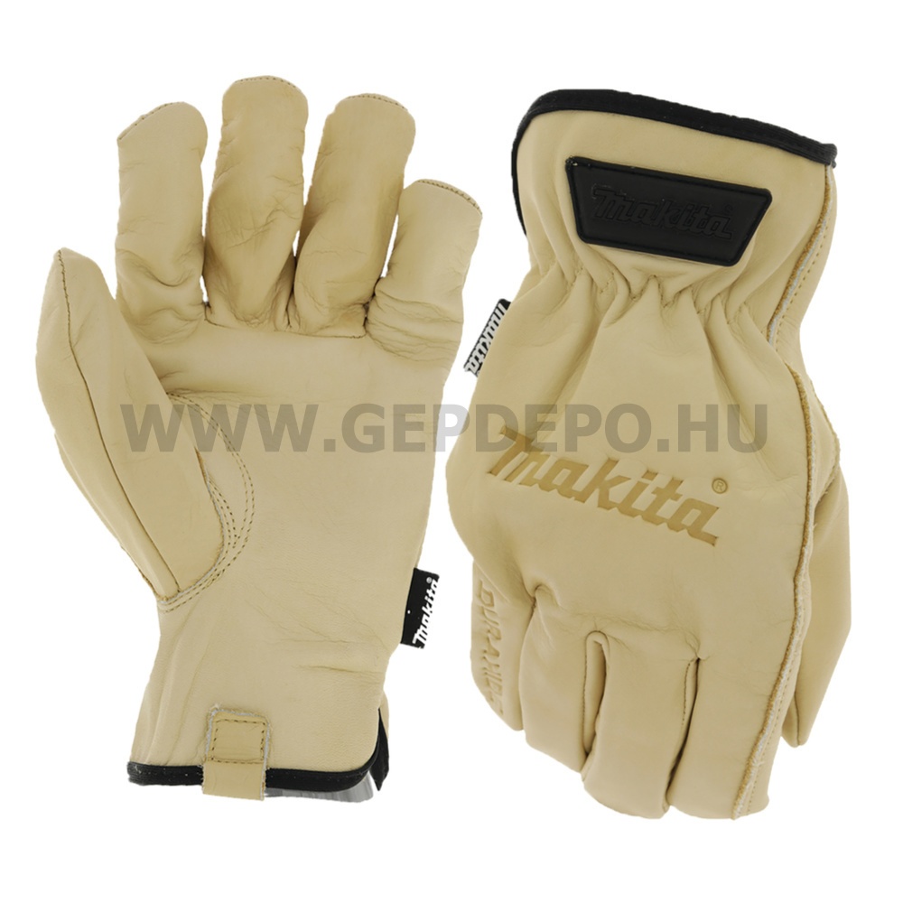 Makita munkakesztyű 100% természetes bőr - M/8