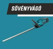 Akkumulátoros sövényvágó hosszú pengével és ergonomikus markolattal türkiz-fekete színben
