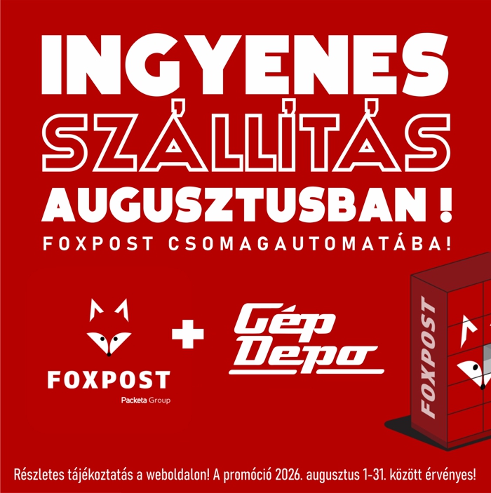 Vásárolj legalább 5000 Ft értékben, csomagautomatába szállításra alkalmas termékből!