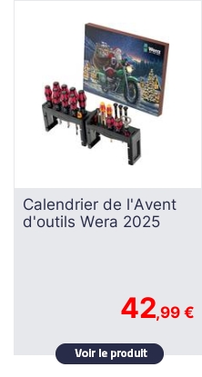 Wera 2025 Werkzeug Adventskalender