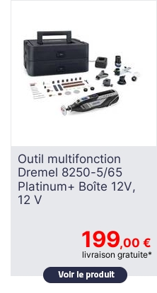 Dremel 8250565 Platinum Box 12V F0138250JF Multifunktionswerkzeug 12 V 2 Ah Anzahl mitgelieferte